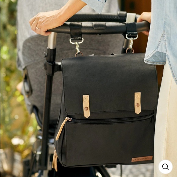 Petunia Pickle Bottom Meta Backpack {Matte Black Canvas} NWT - Picture 5 of 16